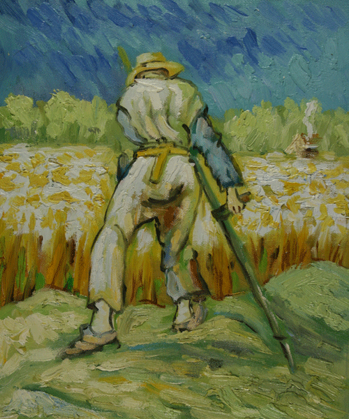 The Reaper (After Millet) by Vincent Van Gogh